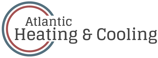 Atlantic Heating & Cooling logo design.